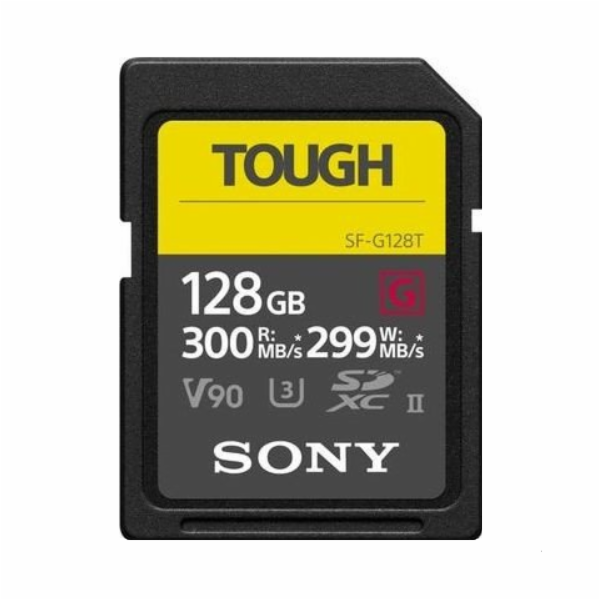 Sony SDXC G Tough series   128GB UHS-II Class 10 U3 V90