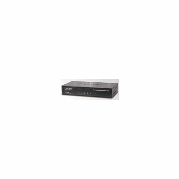 Planet FSD-803 switch 8x10/100Base-TX, 10", kov, desktop,...