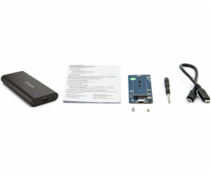 FANTEC NVMe31 M.2 černá USB 3.1 Gen2 Typ-C
