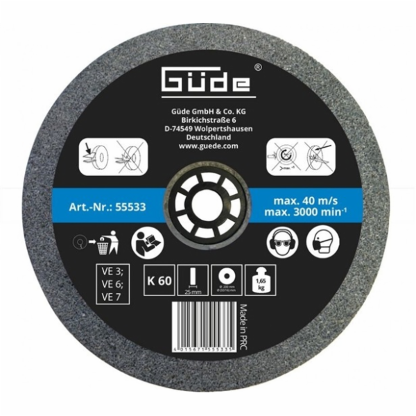 Güde 55533 Brusný kotouč 200 mm/K60  