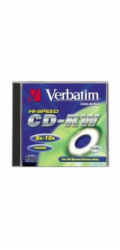 1x10 Verbatim CD-RW 80 / 700MB 8x - 12x Speed, Jewel Case