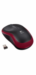 Logitech Wireless Mouse M185, red