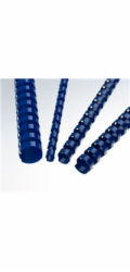 Plastové hřbety 8 mm, modré