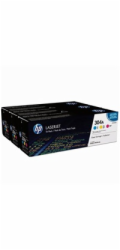 HP 304A CMY 3-pack LJ Toner Cart, CF372AM (2,800 / 2,800 / 2,800 pages)