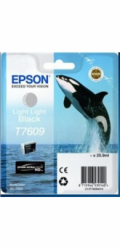 EPSON ink čer ULTRACHROME HD "Kosatka" - Light Light Black - T7609 (25,9 ml)