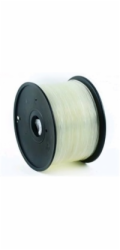 Tlačová struna (filament) GEMBIRD, ABS, 1,75mm, 1kg, transparentná