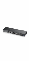 ZYXEL GS2220-28 Zyxel GS2220-28, 28-port Managed Layer2+ Gigabit Ethernet switch, 24x Gigabit metal + 4x Gigabit dual personality (RJ45/