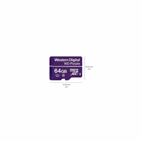 Western Digital WD MicroSDXC Class 10 64GB WDD064G1P0C