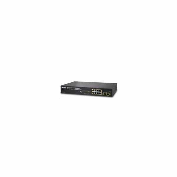 Planet GS-4210-8P2S PoE+ switch 8x 10/100/1000Base-T, 2x ...
