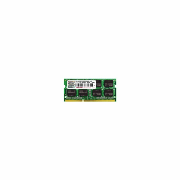 Transcend paměť 8GB DDR3 SO-DIMM 1333Mhz CL9 2Rx8