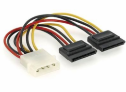 GEMBIRD Kabel redukce - rozdvojka napájení 1x 5,25" na 2x SATA