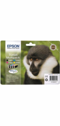 EPSON ink čer+bar Stylus "Opice" S20/SX100/SX200/SX400 (T0895) multipack
