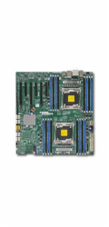 SUPERMICRO MB 2xLGA2011-3, iC612 16x DDR4 ECC,10xSATA3,(PCI-E 3.0/3,2(x16,x8)PCI-E 2.0/1(x4),Audio,2x LAN