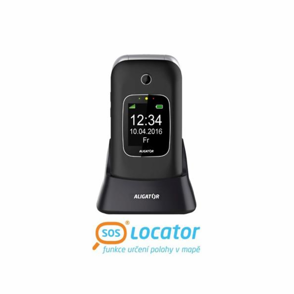 ALIGATOR V650 Senior černo-stříbrný+st.nab