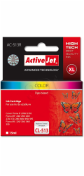 Activejet Inkoust AC-513R (náhrada za Canon CL-513; Premium; 15 ml; barevný)