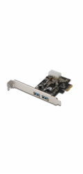 Supermicro DIGITUS USB 3.0, 2-Port, PCI Express Add-On card, 2 Ports A/F; 1x LP bracket, NEC UPD720202 chipset