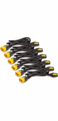 Power Cord Kit (6 ea), Locking, C13 to C14, 1.8m