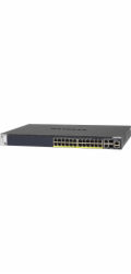 Netgear M4300-28G-PoE+, přepínač