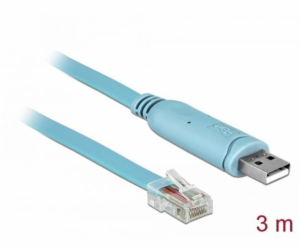 Delock - Sériový kabel - USB (M) do RJ-45 (M) - 3 m - EIA...