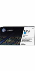 HP 654A Cyan LJ Toner Cart, CF331A (15,000 pages)