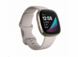 Chytré hodinky Fitbit Sense bílé (FB512GLWT)
