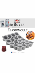 Forma na pečení de Buyer, 1856.21D, 20 formiček na mini canelés, silikon, teplota -70 až 300 °C