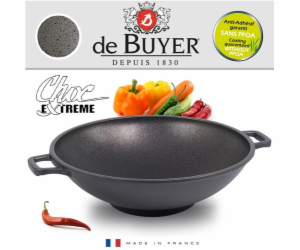 WOK pánev de Buyer, 8317.00, CHOC EXTREME, WOK, rendlík s...