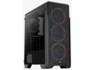 Aerocool Ore Tempered Glass skříň MLG, Mid tower, 2x USB 3.0, 2x audio, bez zdroje