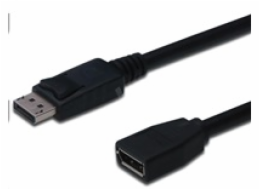 Kabel DisplayPort prodlužovací M/F 2 m