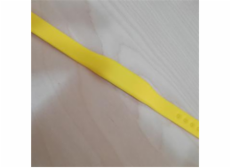 Fitness náramek čipový úzký Sillicon rubber Mifare S50 1kb, žlutá