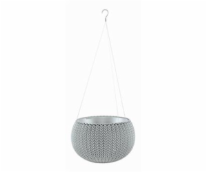 Květináč Keter COZY S závěsný Cloudy grey