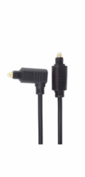 Optický kabel Toslink - Toslink 90°, OD:4mm, 2m
