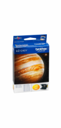Brother LC-1240Y - originální Brother LC-1240Y (ink. žlutý, 600 str. @ 5%)