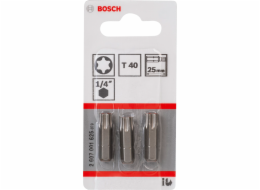 Šroubovací bity Bosch Extra Hard T40, 25 mm, 3 ks
