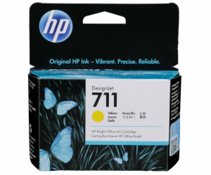 HP inkoust žlutý č. 711 (CZ132A)