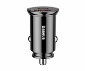 Nabíječka do auta USB 2.0 -USB-C 30W, černá