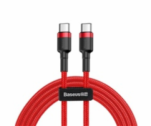 Baseus datový kabel Cafule USB-C/USB-C 1m PD2.0 60W červený