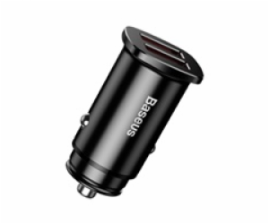 Baseus Square Metal duální adaptér do automobilu USB 30W ...