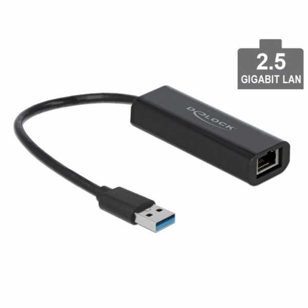 DeLOCK USB 3.2 Gen 1 adaptér, USB-A samec > RJ-45 samice