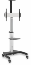 Connect IT Wheelie II CMH-9300-SL CONNECT IT Wheelie II pojízdný stojan & držák na jednu obrazovku 37" - 70", záruka 30 let, stříbrná
