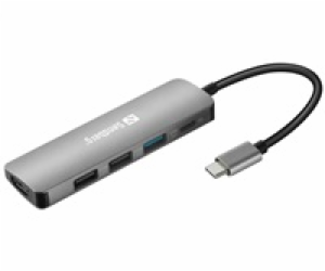 Sandberg 136-32 USB-C Dock HDMI+3xUSB+PD 100W