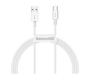 Kabel USB na USB-C řady Superior, 66W, 1m (bílý)