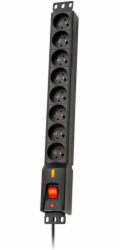LESTAR LXARM 810 G-A K.:CZ 1,5M 19"PDU Černá 8 AC zásuvky / AC zásuvek 230 V