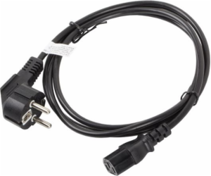 Lanberg CEE 7/7 napájecí kabel – IEC 320 C13, 1,8 m, čern...