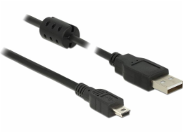 Delock - Kabel USB - USB (M) do mini-USB typ B (M) - USB 2.0 - 3 m - černá