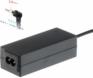 Zdroj notebooku Akyga 40 W, 3 mm, 2,1 A, 19 V (AK-ND-48)