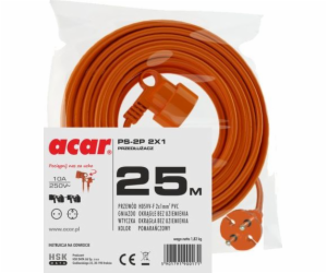 Acar PS-2P H05VV-F 2X1 25M zahradní prodlužovací kabel
