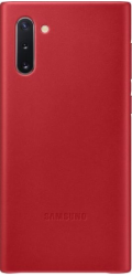 Červený kožený kryt Samsung Note 10 (EF-VN970LR)