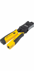 Intellinet Universal Modular Plug Crimping Tool and Cable Tester 2-in-1 Crimper and Cable Tester: Cuts Strips Terminates and Tests RJ45/RJ11/RJ12/RJ22
