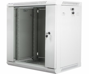Lanberg WF01-6412-10S rack 12U Nástěnný regál Šedá